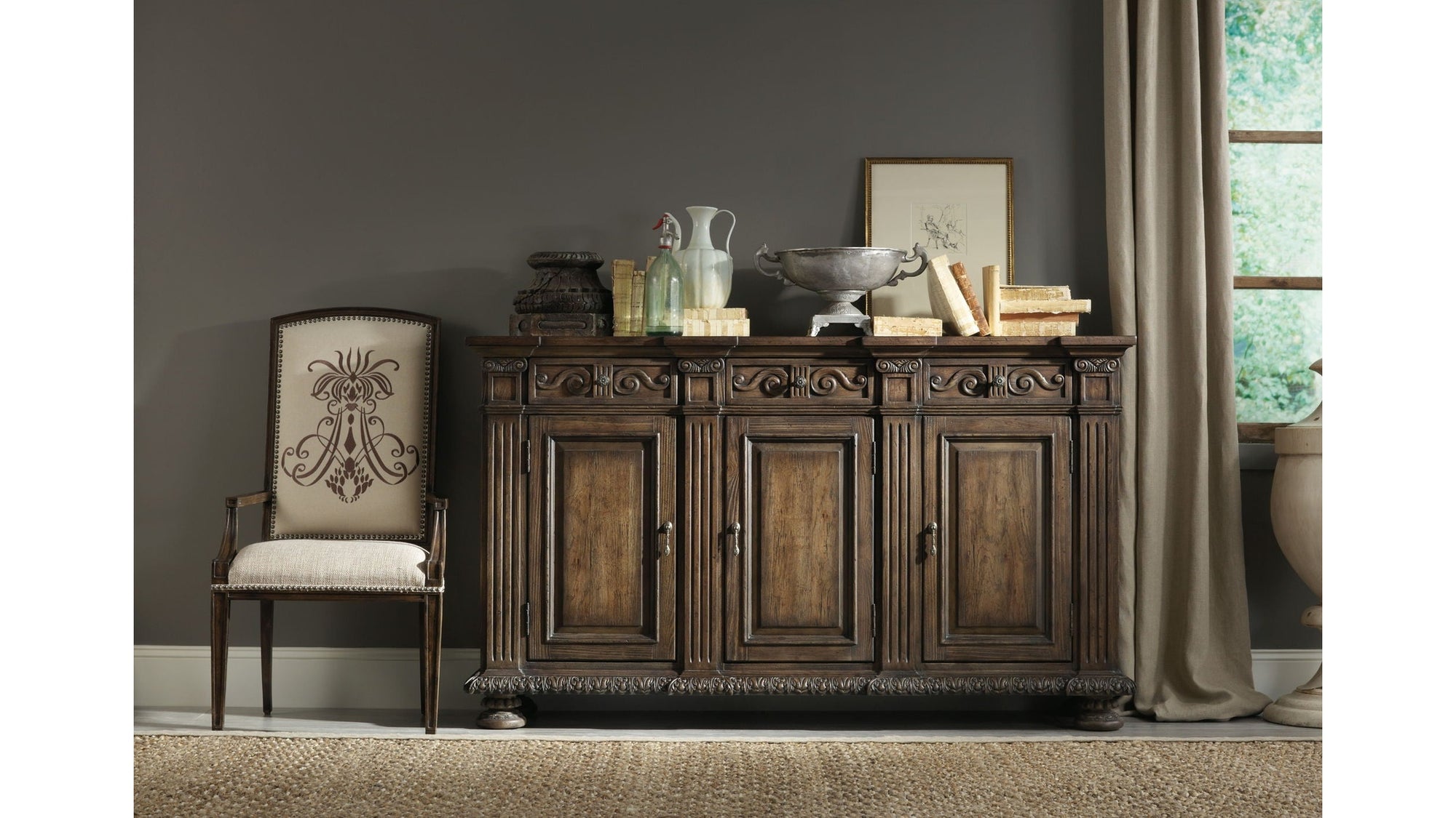 Rhapsody - 72" Credenza - Dark Brown