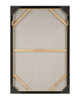 Blueprint - Hand Painted Modern Art - Black / Blue / Gold / Gray / Orange / White