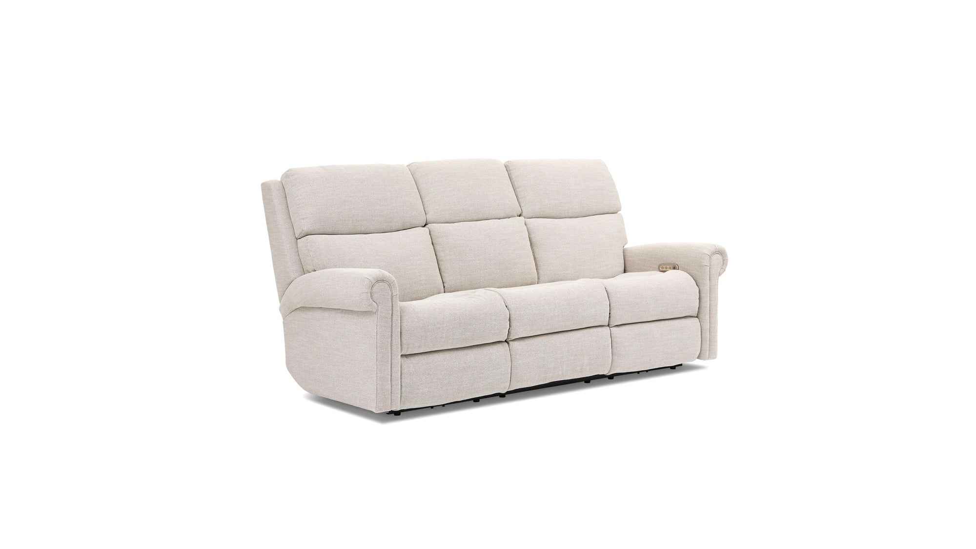 Bernard - Power Reclining Sofa With Console, Power Headrest, & Lumbar