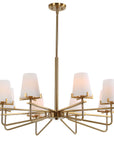 Lassen - 8 Light Chandelier - Brass