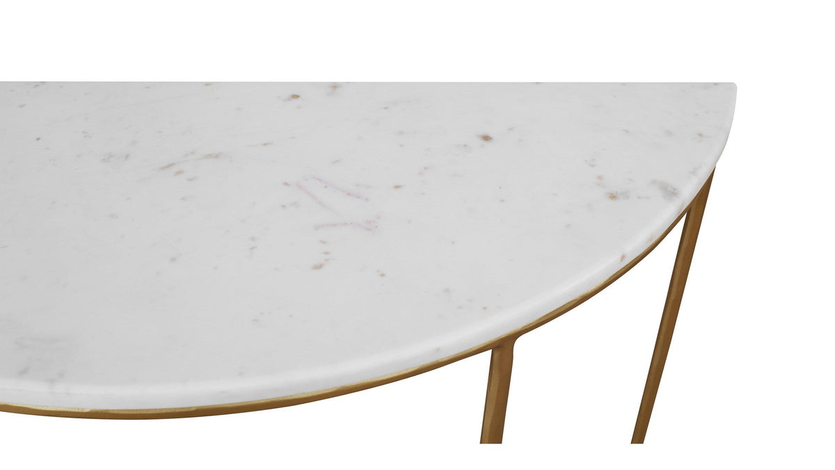 Keswick Demilune Console Table