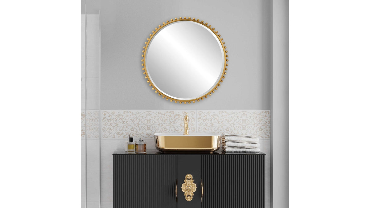 Taza - Round Iron Mirror