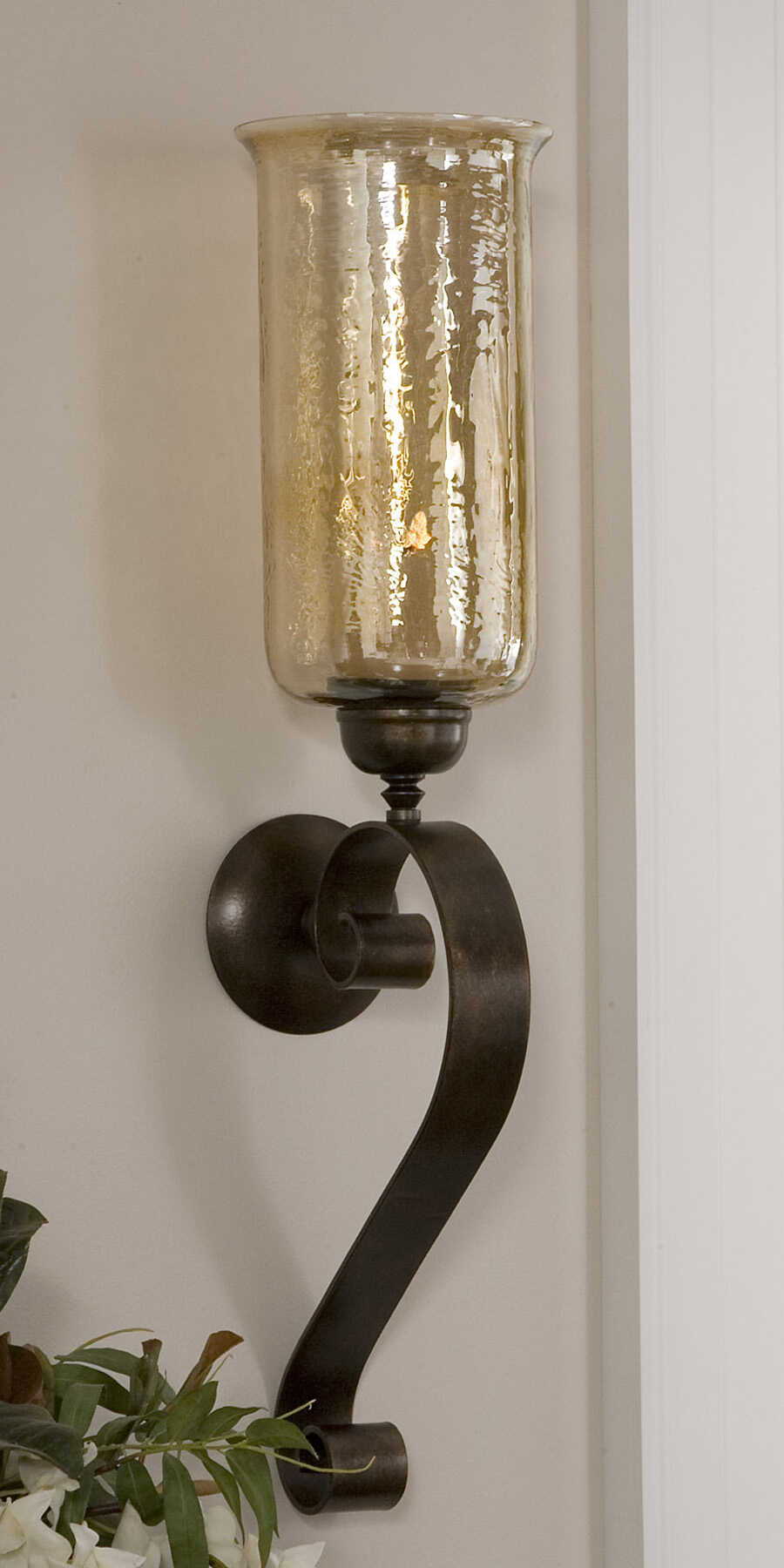 Joselyn - Candle Wall Sconce - Bronze