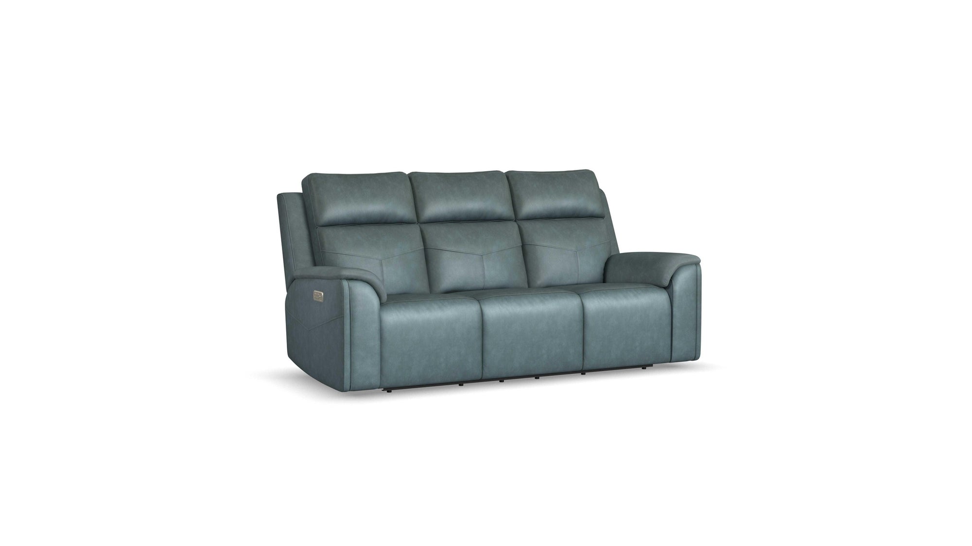 Vernon - Power Reclining Sofa With Console, Power Headrest, Lumbar, Heat & Massage