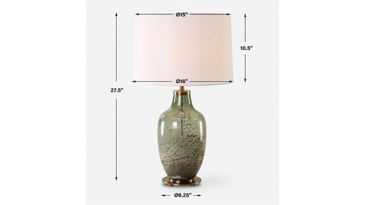 Chianti - Olive Glass Table Lamp