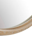 Landry - Round Mirror - Light Wood