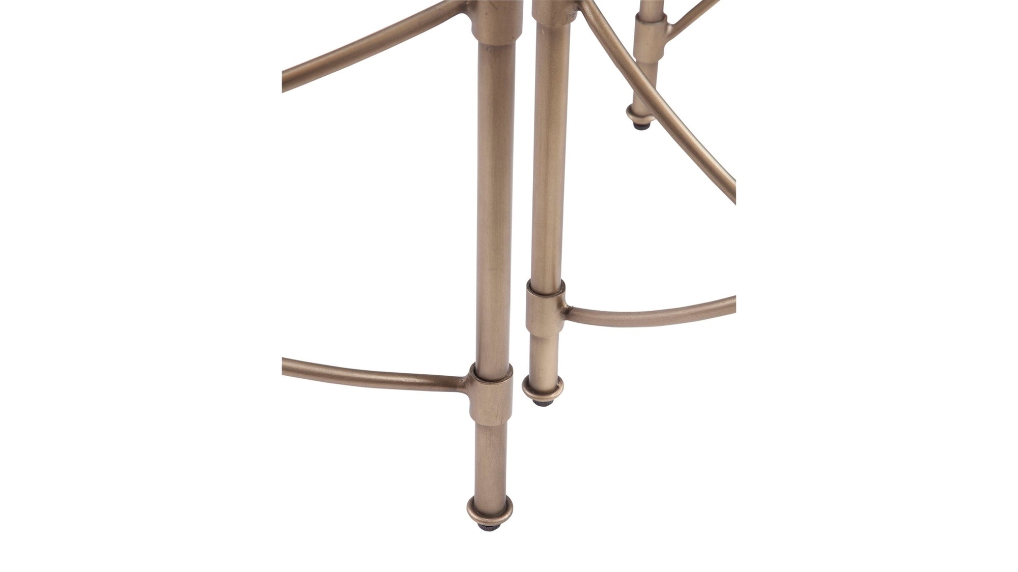 Harrison - Round End Table - Gold