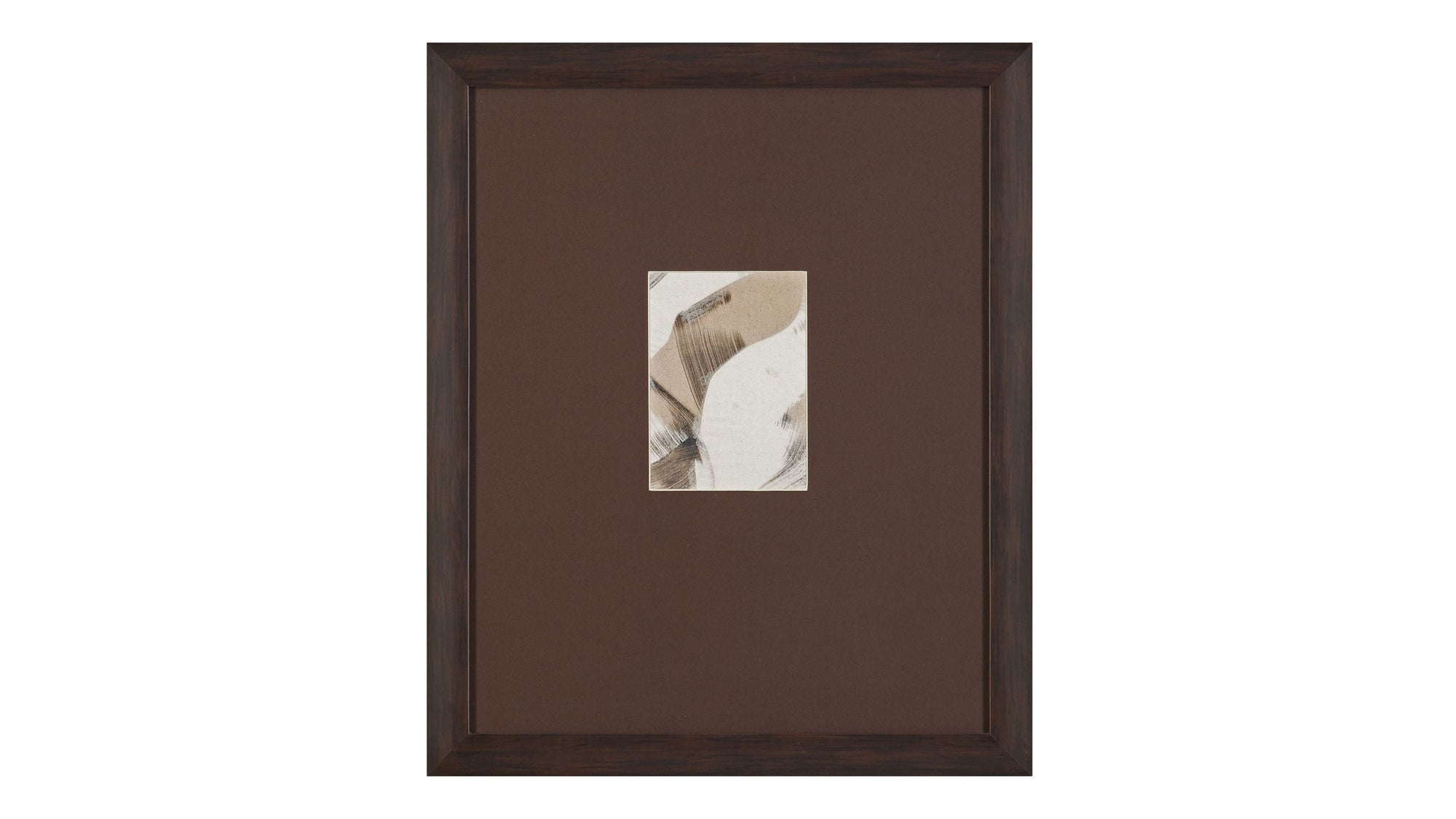 Eclectic Framed Print - Brown
