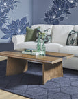 Lyra - Rectangular Coffee Table - Dark Brown