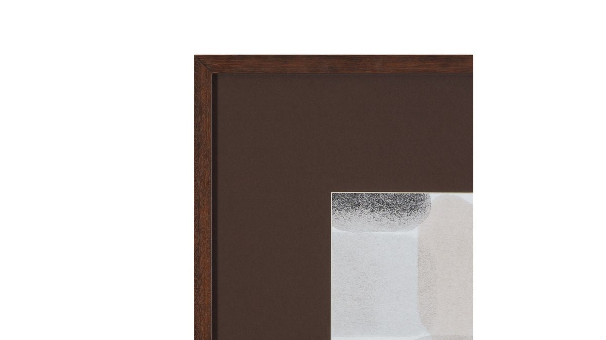 Stone Secrets IV Framed Print - Brown