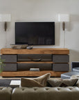 Big Sky - Entertainment Console - Light Brown / Dark Gray
