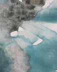 Blueprints - Watercolor Prints Set of 2 - Light Blue