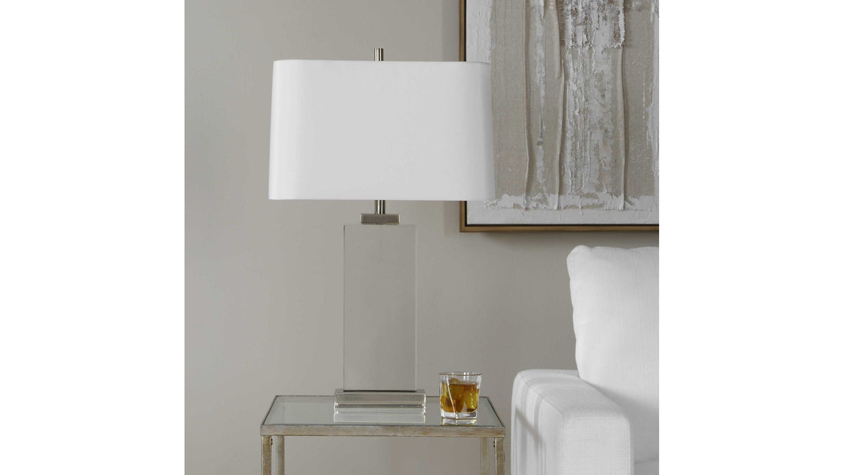 Genevieve - Crystal Table Lamp - Brass / Gold