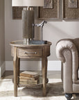 Raelynn - Wood Lamp Table - Light Brown