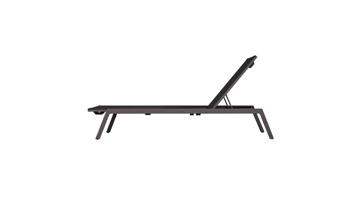 Bea - Outdoor Pool Chaise - Black