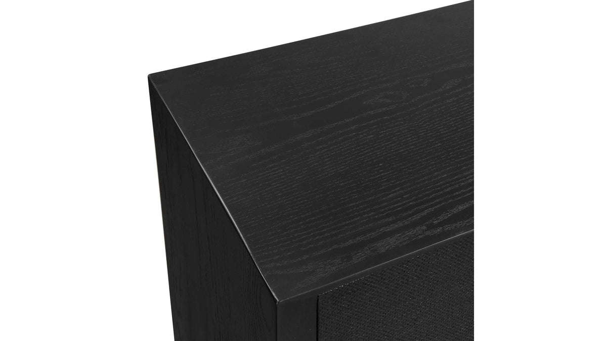 Williams - 4 Door Cabinet - Black