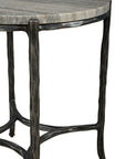 Stonewall - End Table - Silver / Black