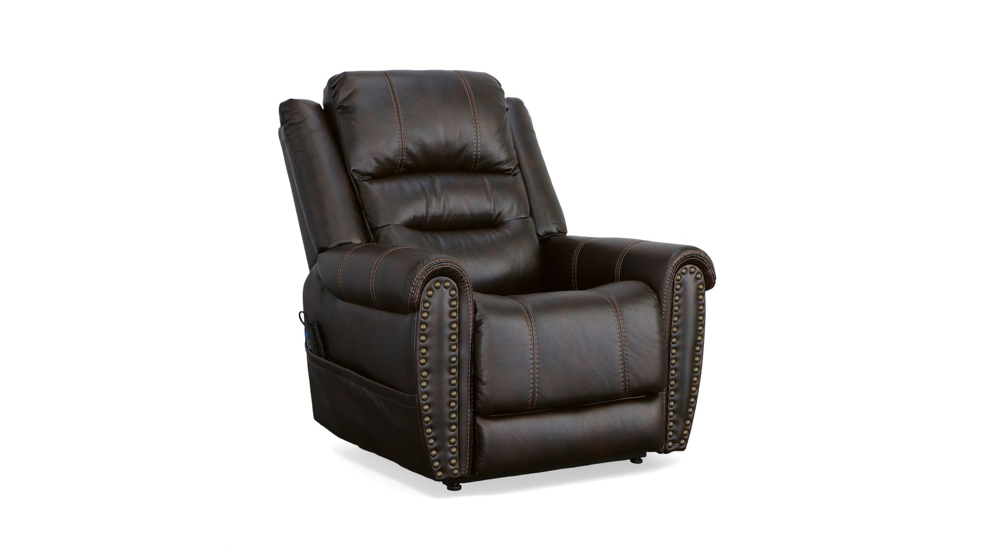 Oscar - Power Lift Recliner With Right-Hand Control & Power Headrest - Molasses