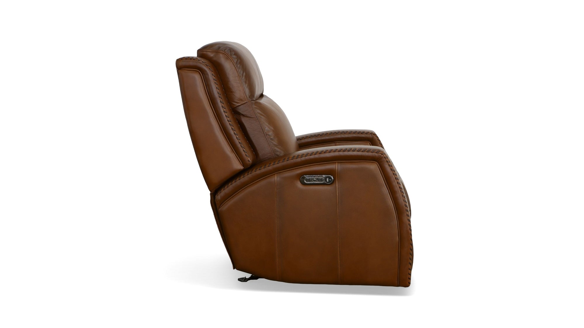 Mustang - Power Gliding Recliner With Power Headrest - Rust