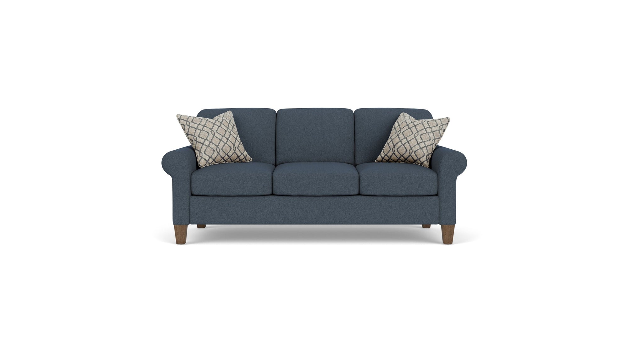Moxy - Fabric Sofa, Curved Sock Arms