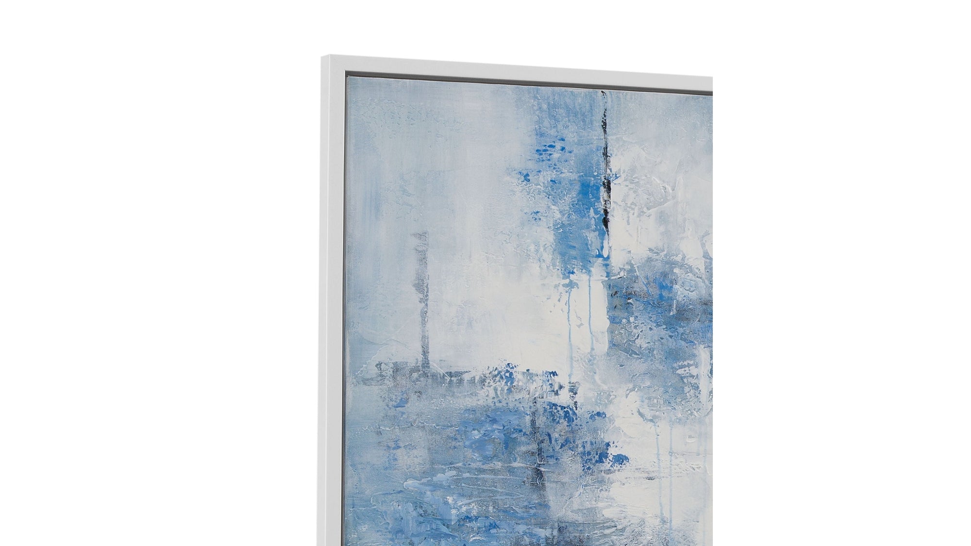 Perdido Framed Canvas - Blue