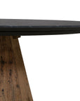 Phoebe - Marble Dining Table - Black / Light Brown