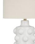 Lynn - Table Lamp - White - White / Polished Brass