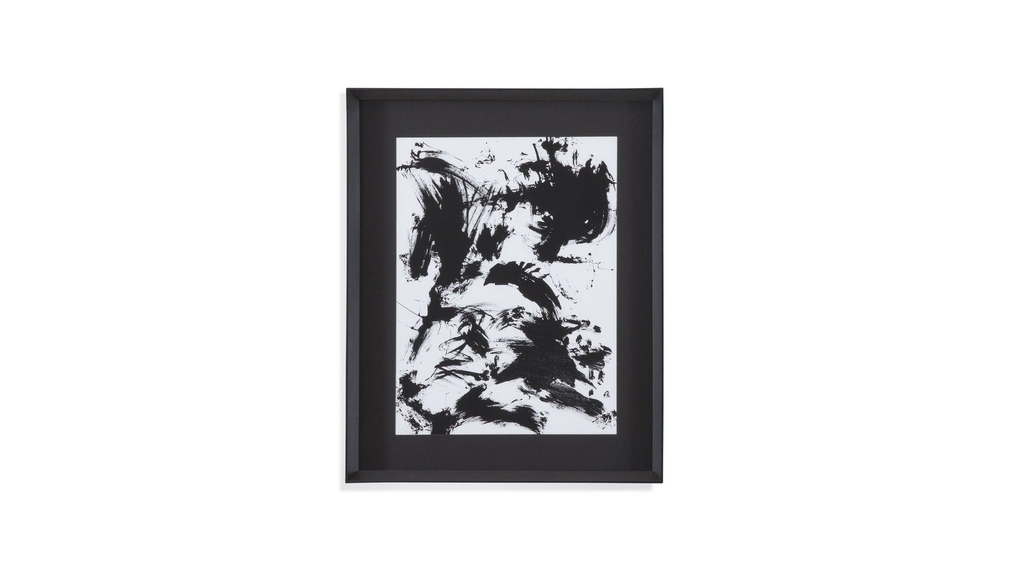 Expressive Abstract I Framed Print - Black