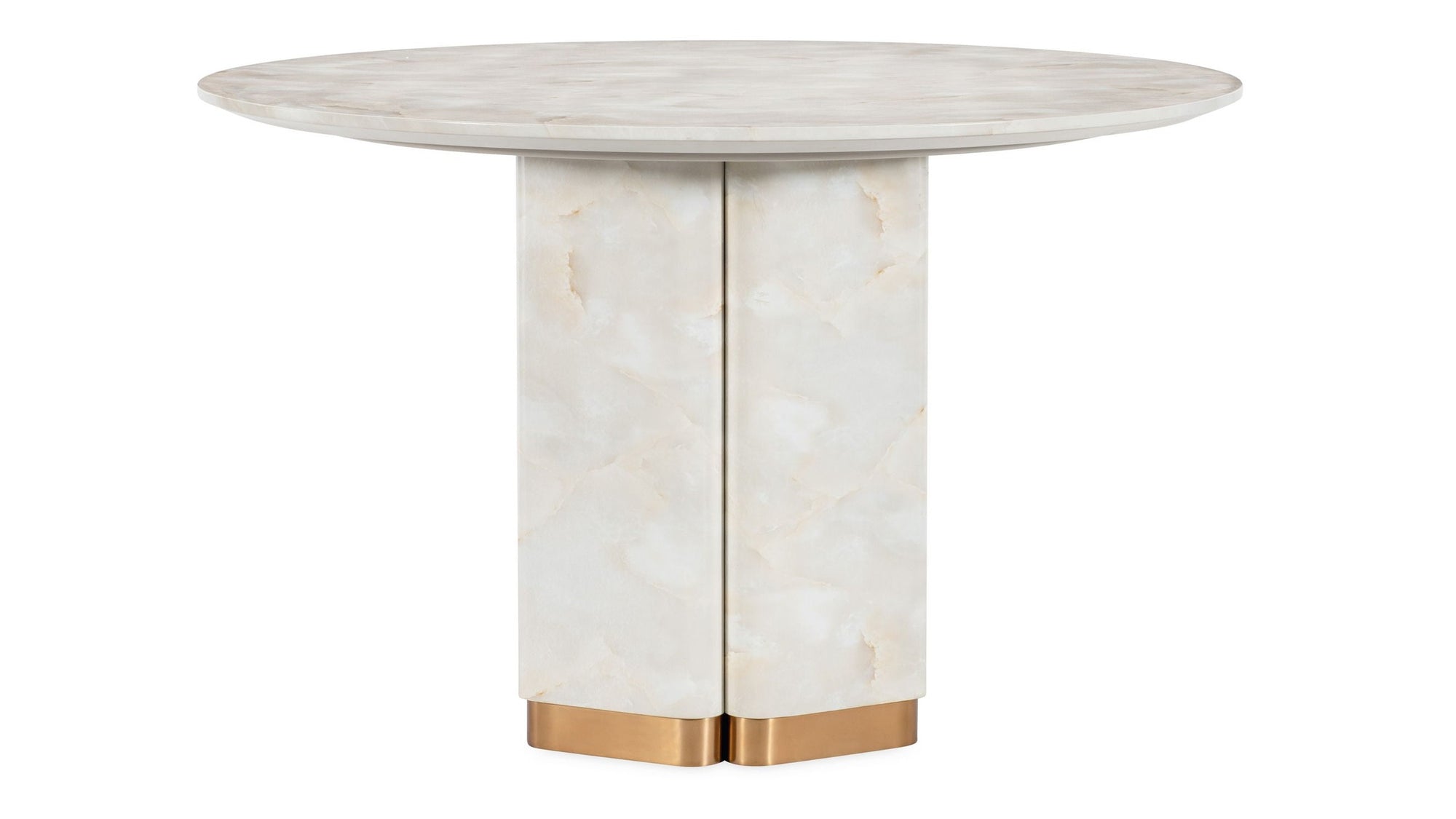 Eleana - Round Dining Table - White