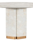 Eleana - Round Dining Table - White