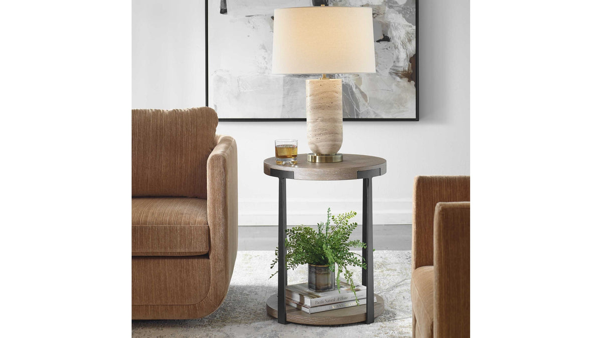 Palisade - Round Side Table - Natural