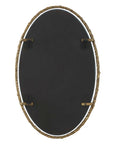 Twisted Branch - Oval Mirror - Gold