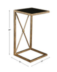 Zafina - Accent Table - Gold