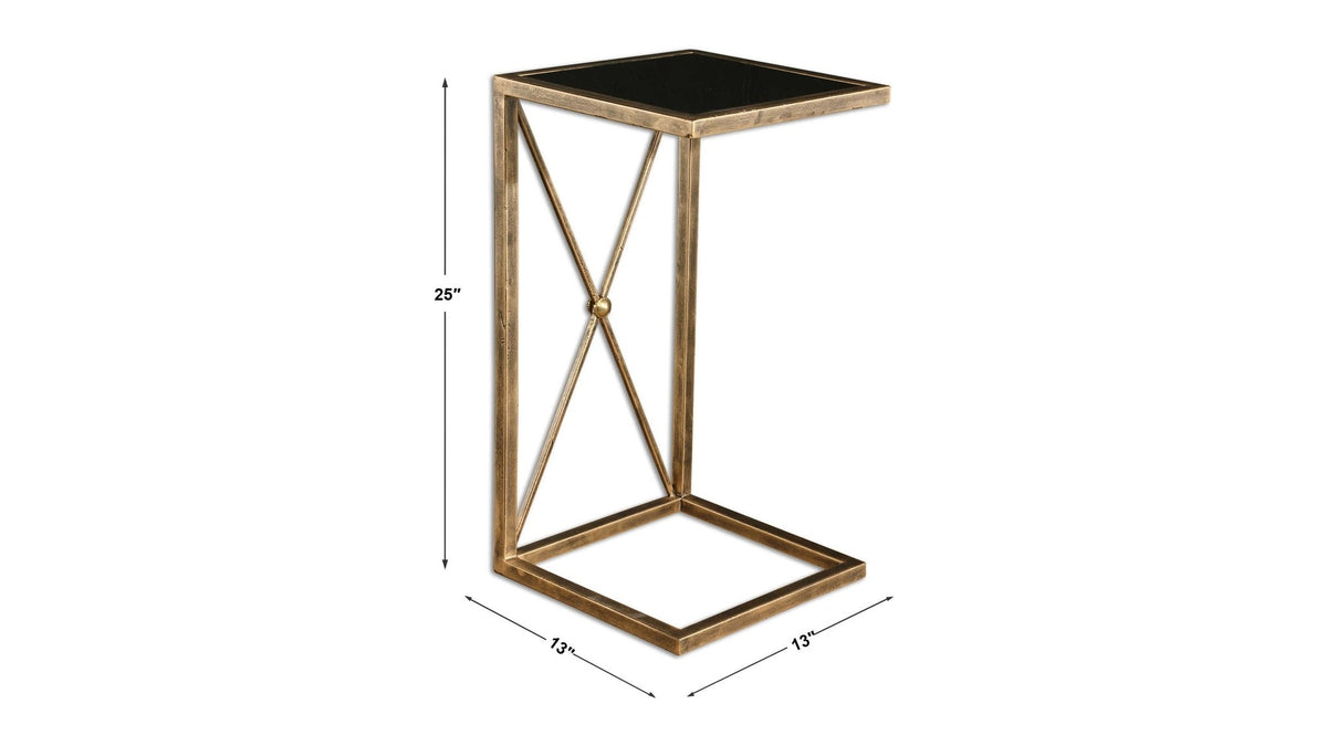 Zafina - Accent Table - Gold