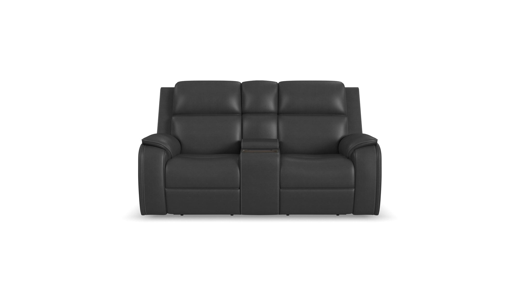 Ziggy - Power Reclining Loveseat With Console, Power Headrest, Lumbar, Heat &amp; Massage