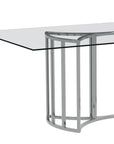 Sophia - Dining Table - Silver