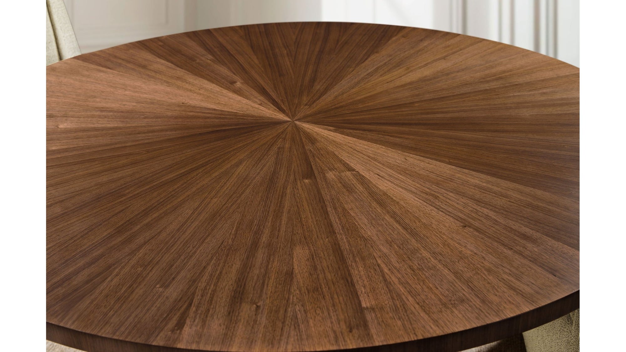 Eleana - Round Dining Table - Medium Wood