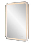 Crofton - Lighted Nickel Vanity Mirror - Gray