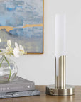 Tron - Rechargeable LED Accent Lamp - Brass,Gold
