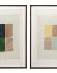 Sunny Patchwork II Framed Print - Gray