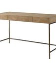 Aristotle - Natural Wood Modern Desk