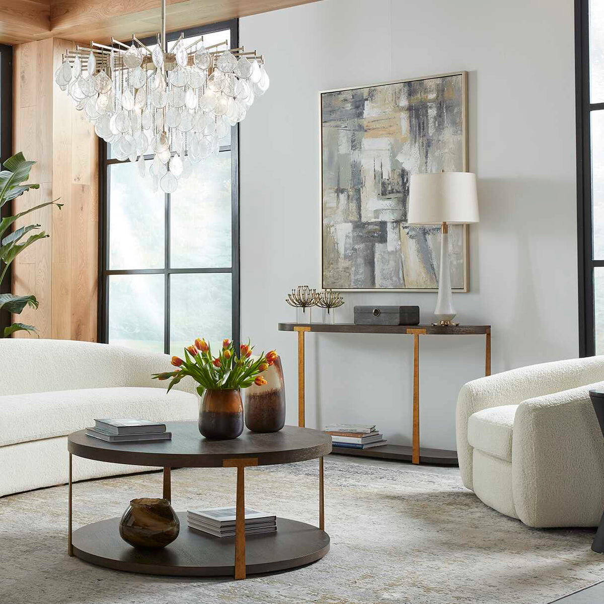 Marille - Stone Table Lamp - Beige