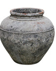 Echoes Of Time - Concrete Outdoor Planter - Dark Gray