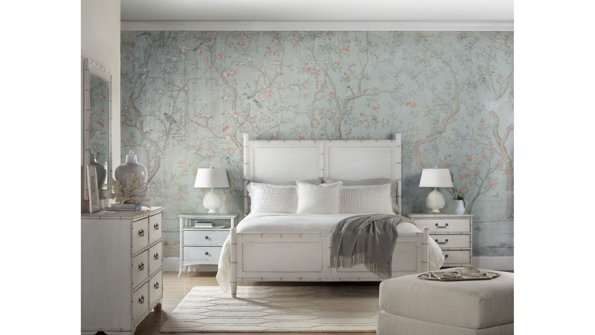 Charleston - California King Panel Bed - White