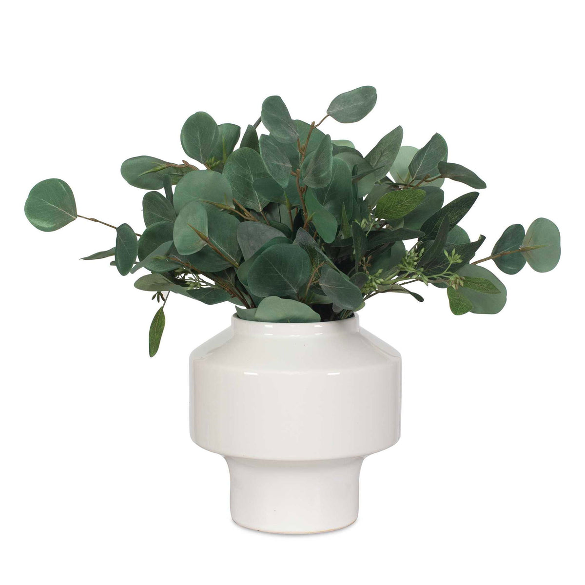 Essence Eucalyptus - Accent &amp; Vase - Green / White
