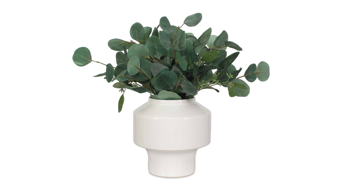 Essence Eucalyptus - Accent & Vase - Green / White