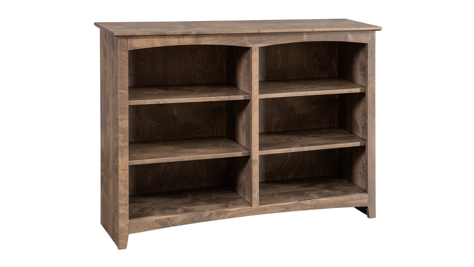 48" x 36" Alder Bookcase
