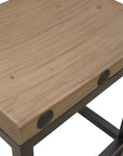Old World - Counter Stool - Light Brown / Black