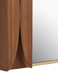 Macario - Mid-Century Wood Mirror - Woodtone
