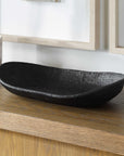 Ember - Weave Indoor-Outdoor Oblong Bowl - Black